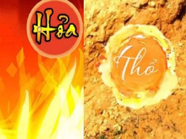 Mệnh Thổ và mệnh Hỏa trong ngũ hành